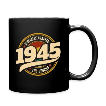 Millésime Année 1945 Légende 80 Ans Anniversaire - Mug uni - noir - Droite