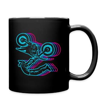 Dirt Biker Moto Vintage Motocross Garçons - Mug uni - noir - Droite