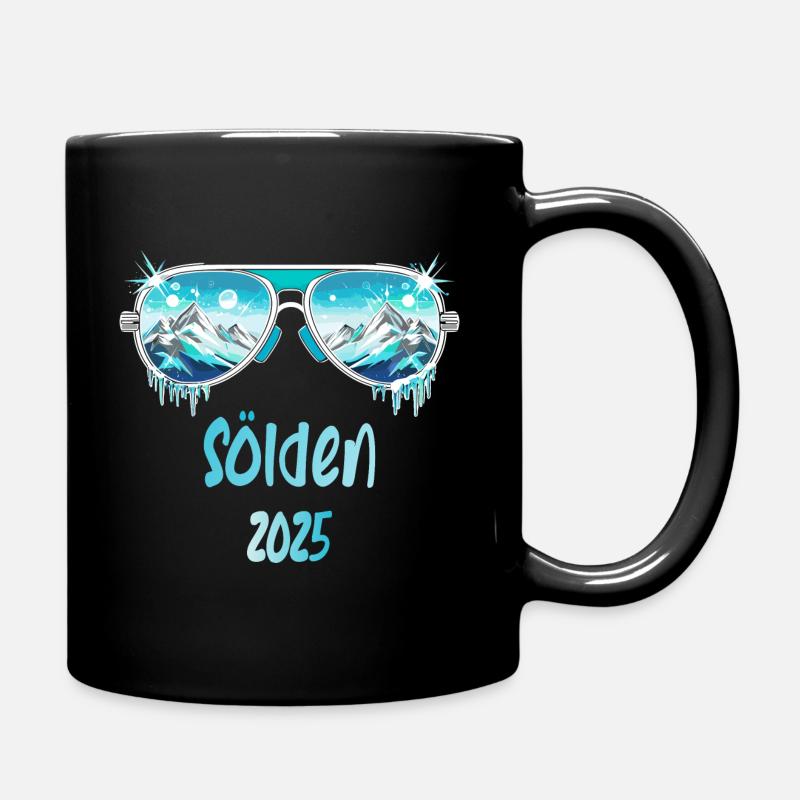 Sölden 2025 - Tasse einfarbig - Schwarz