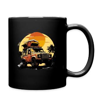 Defender 4x4 Tente de toit Tente de toit Landy Camping LaRo - Mug uni - noir - Droite