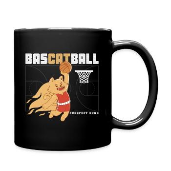 BasCatball Purrfect Dunk - Mug uni - noir - Droite