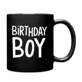Birthday Boy - Tasse einfarbig - Schwarz - Rechts
