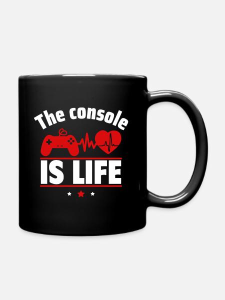 La console, c’est la vie - Mug uni - noir
