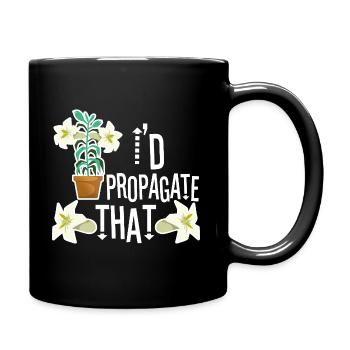 Monstera Mama - Full Colour Mug - black - Right