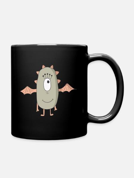 Monster - Tasse einfarbig - Schwarz
