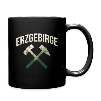 Monts Métallifères - Coups et fer - Mug uni - noir - Droite