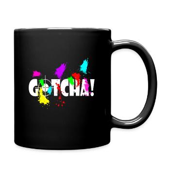 Paintballer Geschenk Paintballmannschaft Paintball - Tasse einfarbig - Schwarz - Rechts