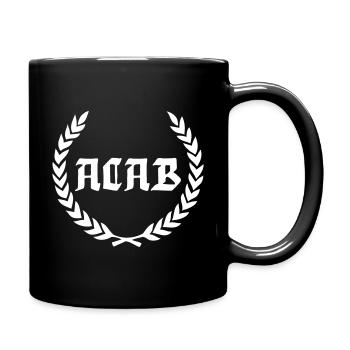 ACAB - Tasse einfarbig - Schwarz - Rechts