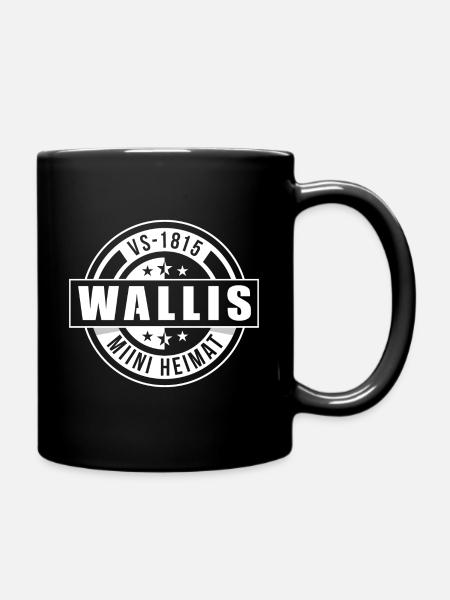 WALLIS - MIINI HEIMAT - Tasse einfarbig - Schwarz