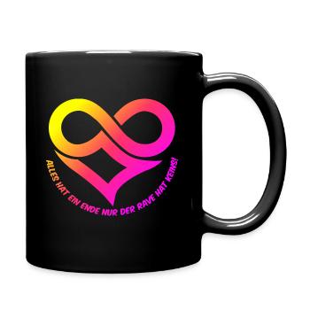 Everything has an end only the rave has none! - Full Colour Mug - black - Right