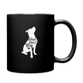 Adop’t Don’t Shop - Mug uni - noir - Droite