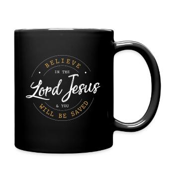 Don de Jésus Chrétien - Mug uni - noir - Droite