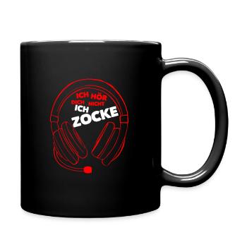 Je ne t’entends pas jouer des proverbes gamers - Mug uni - noir - Droite