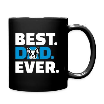 French Bulldog - Full Colour Mug - black - Right