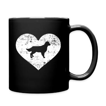 Golden Retriever - Mug uni - noir - Droite