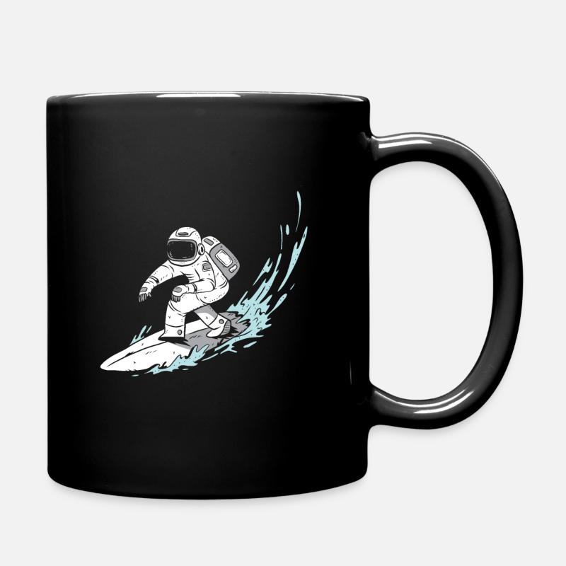Astronaute terre étoiles cosmos cosmos univers - Mug uni - noir