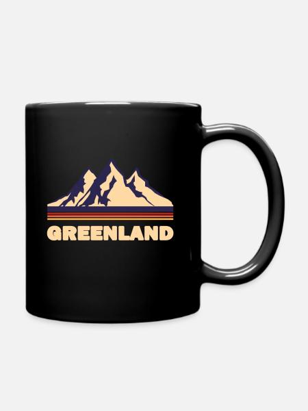 Groenland - Mug uni - noir