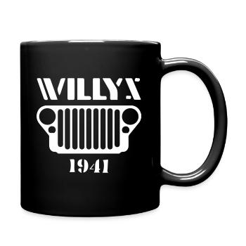 Old Jeep 1941 - Full Colour Mug - black - Right