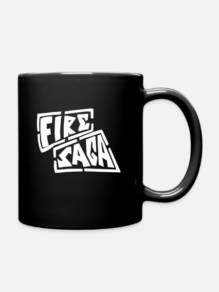Feuerband Saga - Tasse einfarbig - Schwarz