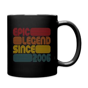 Epic Legend Since 2006 15th Birthday Gift - Full Colour Mug - black - Right