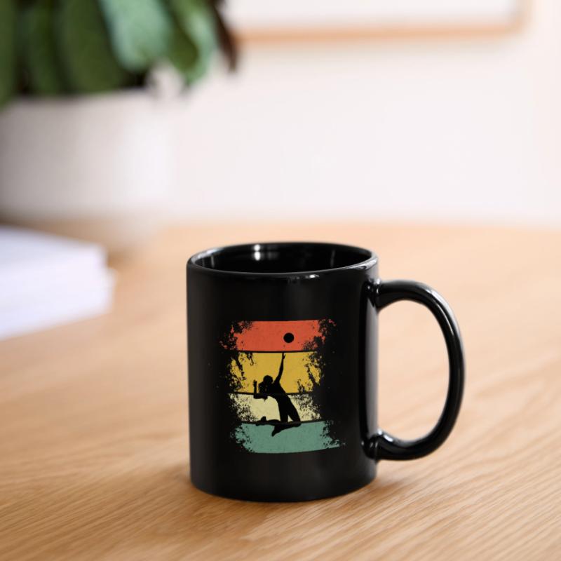 Retro volleyball indication attack attack Full Colour Mug