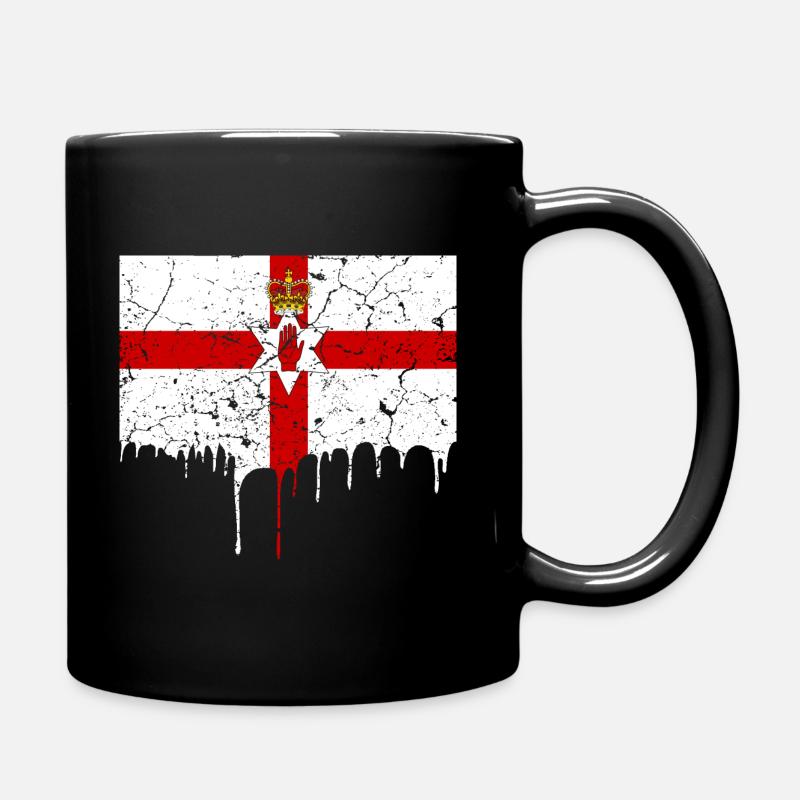 Nordirland Flagge - Tasse einfarbig - Schwarz