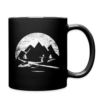 Gliding Pilot Glider - Full Colour Mug - black - Right