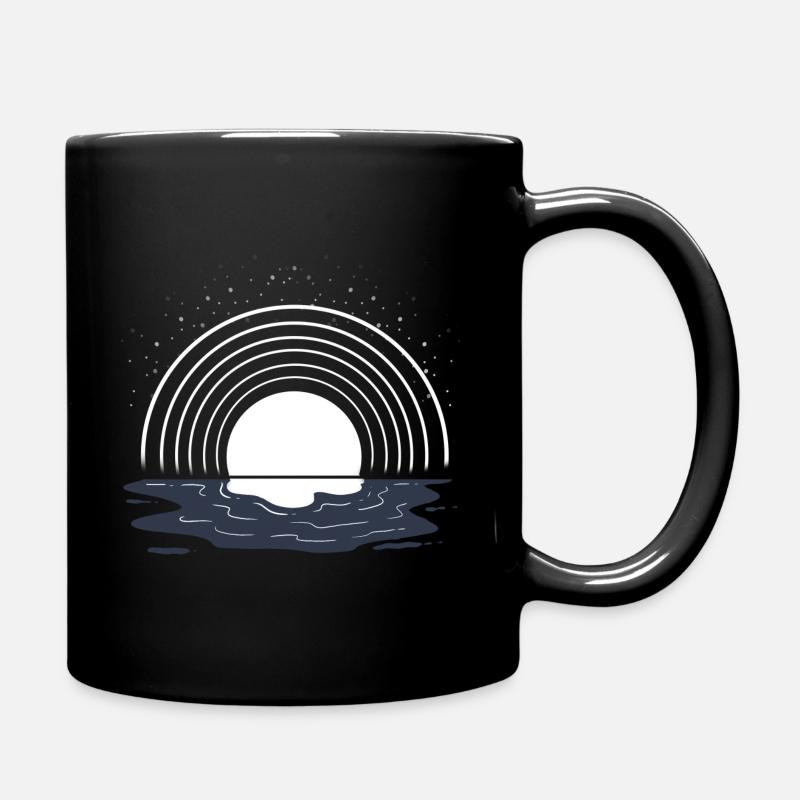 Vinyle Disques De disques Collectionneur de disques - Mug uni - noir