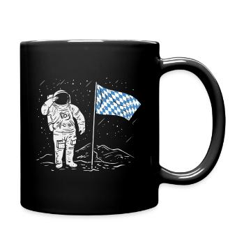Bavaria Astronaut - Full Colour Mug - black - Right