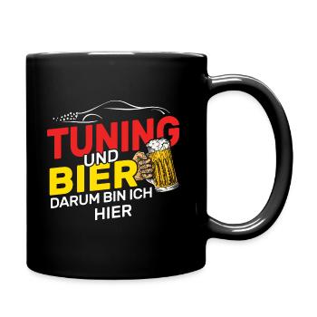Tuning Tuner - Tasse einfarbig - Schwarz - Rechts