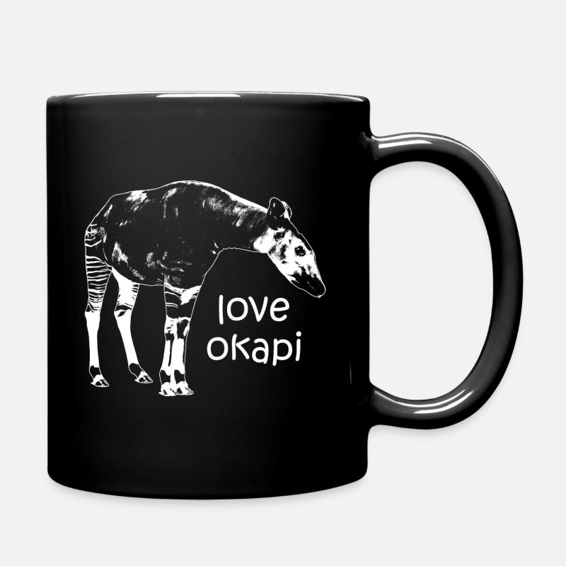 Okapi - Mug uni - noir