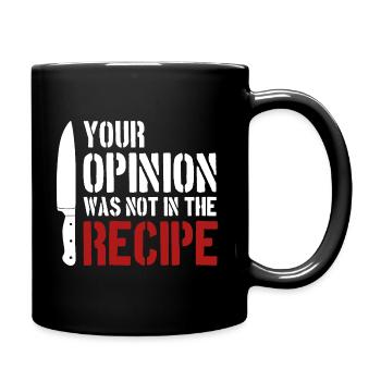 Chef & Kitchen Hobby Cook Gifts - Full Colour Mug - black - Right
