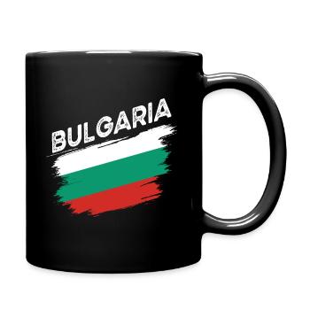 Bulgarien - Tasse einfarbig - Schwarz - Rechts