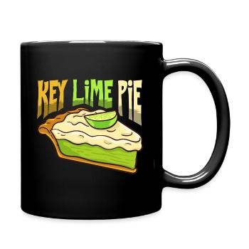 Key Lime Pie Lime Recipe West Florida - Full Colour Mug - black - Right