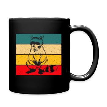 Rat de lavage - Mug uni - noir - Droite