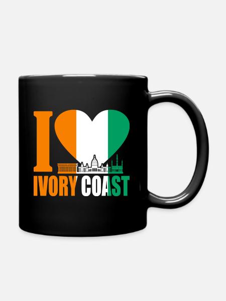Côte d’Ivoire - Mug uni - noir