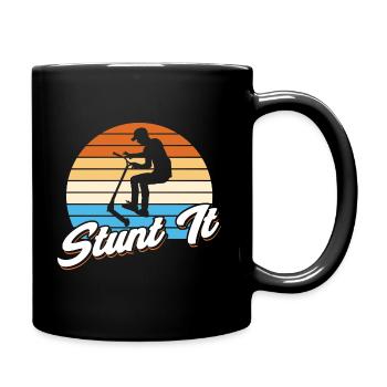 Cool Stunt Scooter Scooter Skater Gift - Full Colour Mug - black - Right