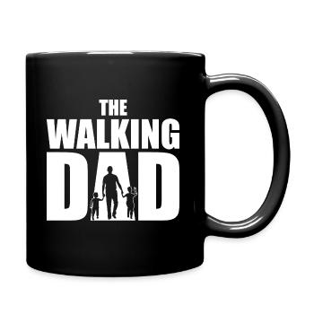 The Walking Dad Father Gift T-Shirt - Full Colour Mug - black - Right