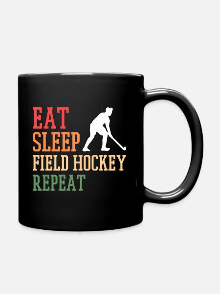 Feldhockey Hallenhockey Hockey Hockeytrainer Coach - Tasse einfarbig - Schwarz