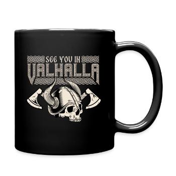 See You IN Valhalla | Thor | Odin | VIKINGS Ragnar - Mug uni - noir - Droite