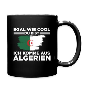 Algerier Algerische Flagge Algeria Amazigh L'alger - Tasse einfarbig - Schwarz - Rechts