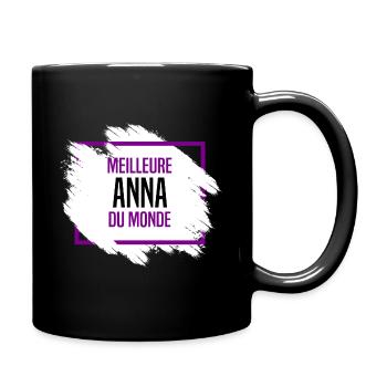 Anna - Mug uni - noir - Droite