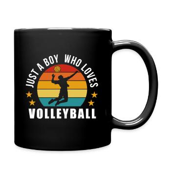 Volleyball Volleyball Player Beach Volleyball Player - Full Colour Mug - black - Right