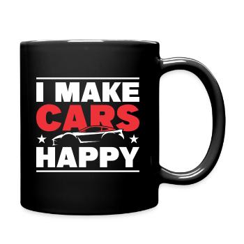 Car Conditioner Professional Car Care Gift - Full Colour Mug - black - Right