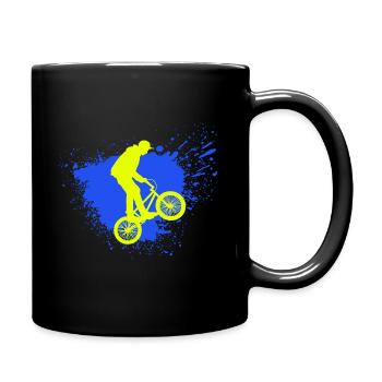 | de course de BMX | de course BMX | de vélo BMX Vélo BMX - Mug uni - noir - Droite