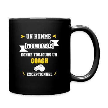 Homme formidable COACH exceptinnel - Mug uni - noir - Droite