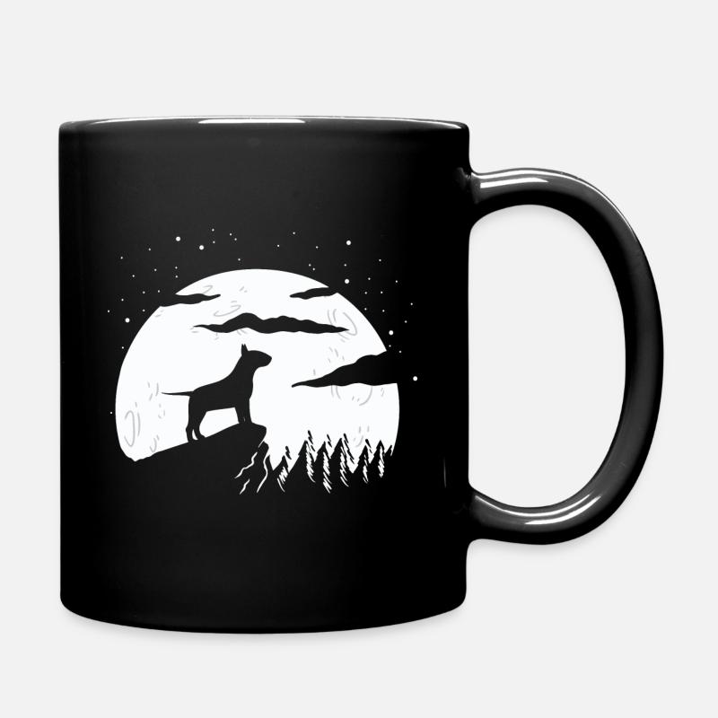 Bullterrier - Tasse einfarbig - Schwarz