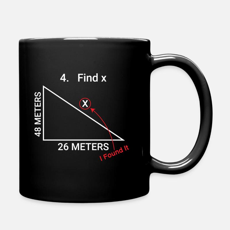 I Love Math - Tasse einfarbig - Schwarz