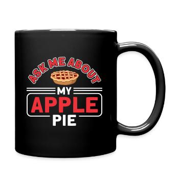 Cupcake Lover Cake Lover Apple Pie Lover - Mug uni - noir - Droite