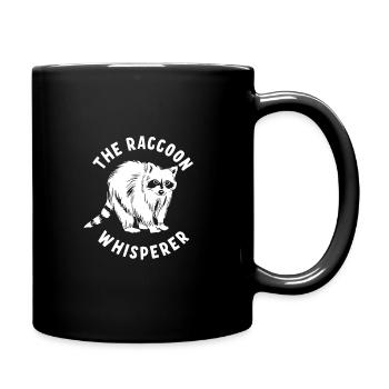 Le chuchoteur de raton laveur - Mug uni - noir - Droite